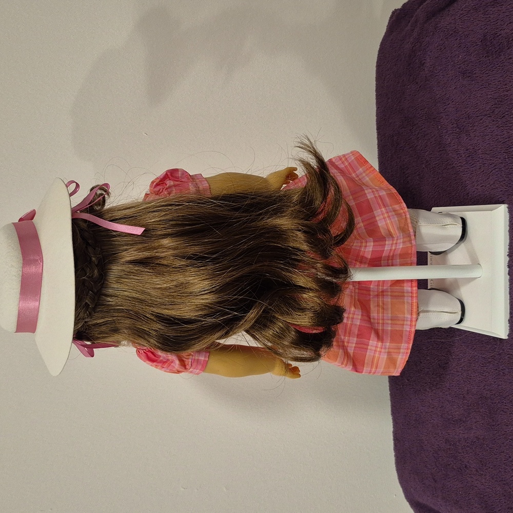 RETIRED American Girl Marie-Grace Doll, Party Outfit, Fancy Coat, & Boots - Picture 4 of 16